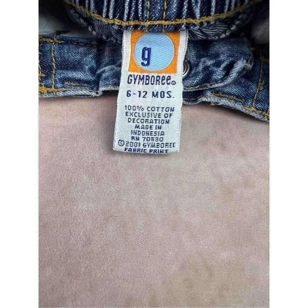 Vintage Y2K 2001 Kids Gymboree Jorts Size 6-12 Months
